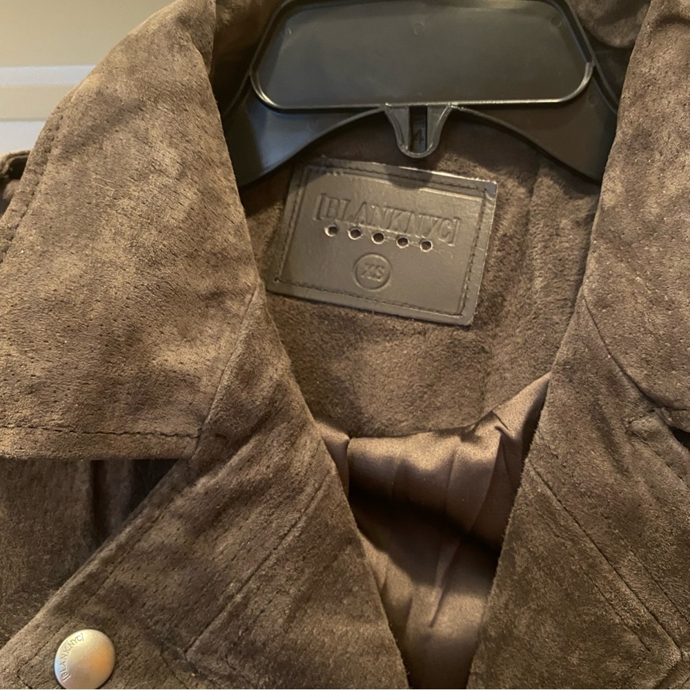 NWT [BLANKNYC] Cropped Suede Leather Motorcycle Jackets - Picture 14 of 16